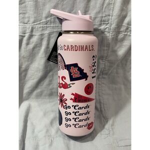 NEW St. Louis Cardinals MLB 34oz Quencher Bottle Flip Top w/ Lid Lavender‎